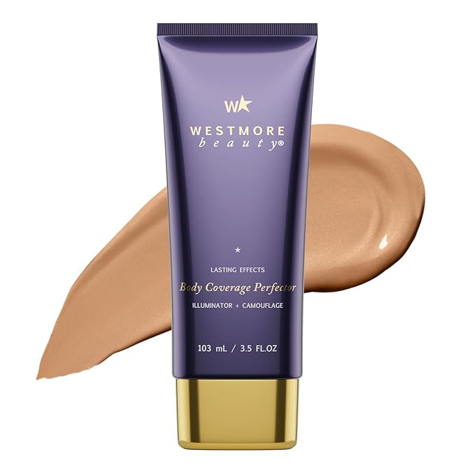 Westmore Beauty Body Coverage Perfector – Waterproof Leg & Body Makeup - Tattoo Cover Up Makeup... | Amazon (US)