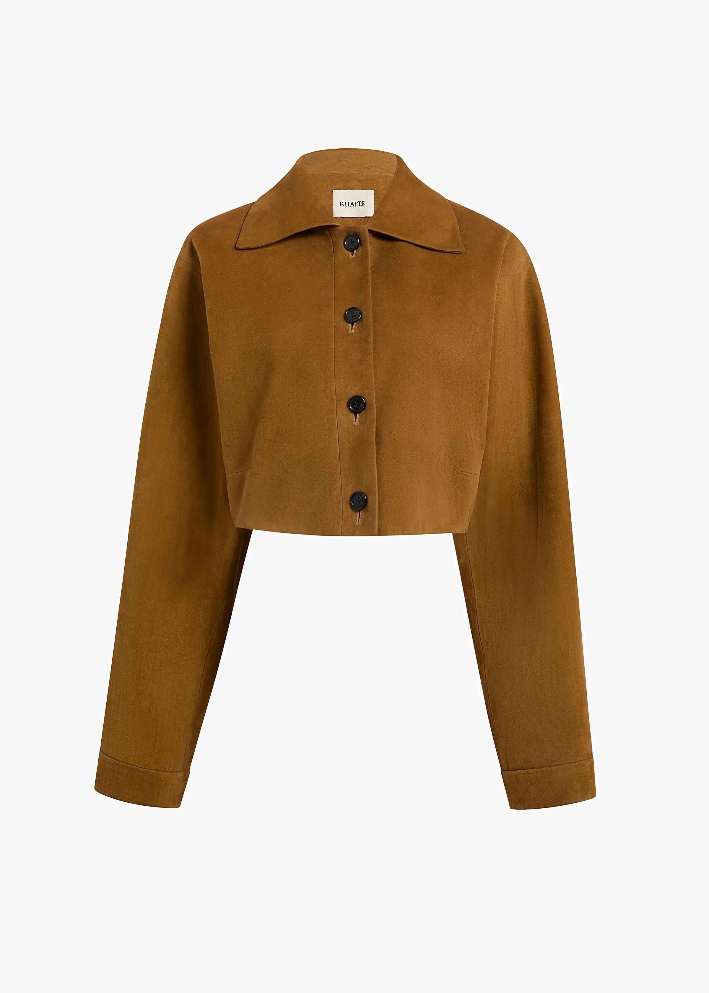 KHAITE - Sue Jacket In Toffee Suede | Khaite
