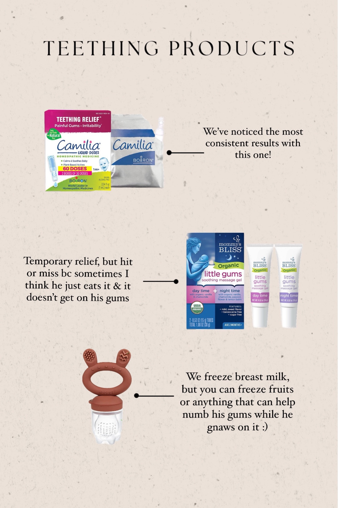 Some of our most used products during his teething stage 

#LTKbump #LTKfamily #LTKbaby