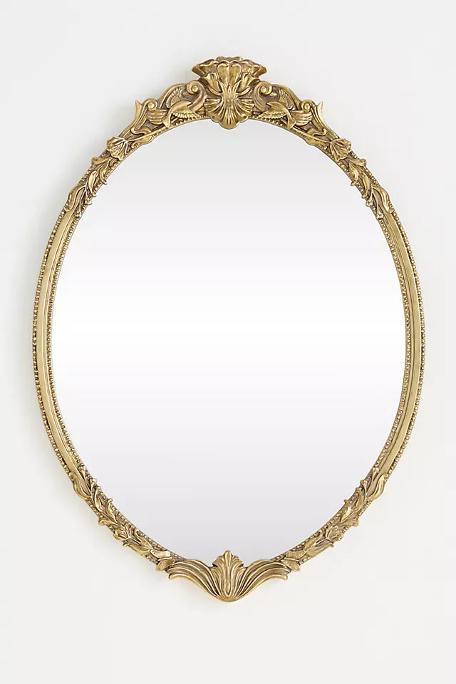 The Vintage Mila Oval Wall Mirror | Anthropologie (US)