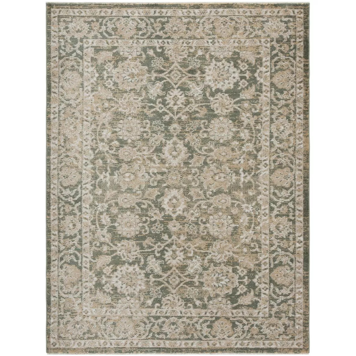 Hazel HZL514 Power Loomed Indoor Accent Rug - Green/Beige - 4'x6' - Safavieh | Target