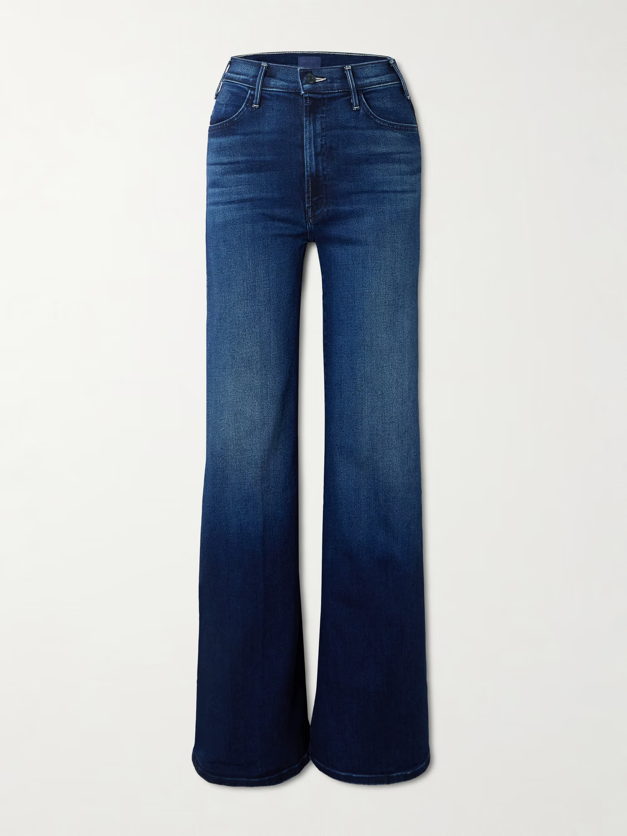 The Hustler Roller Sneak high-rise wide-leg jeans | NET-A-PORTER (US)