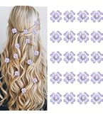 10 Pcs Pearl Mini Claw Clips Daisy Floral Hair Clips, Sweet Artificial Bangs Clips Decorative, De... | Amazon (US)