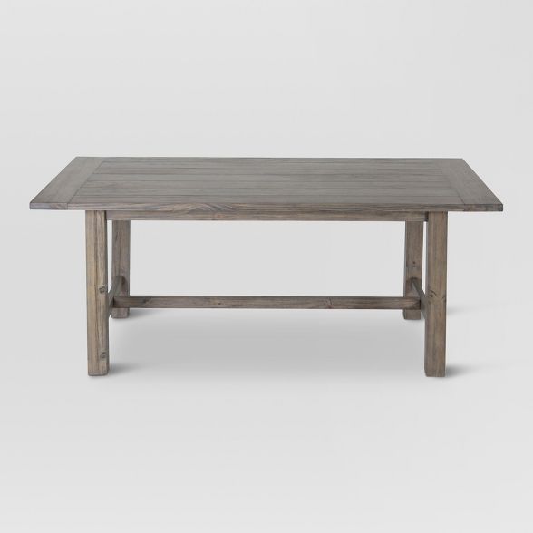 60" Gilford Rustic Dining Table Gray - Threshold™ | Target