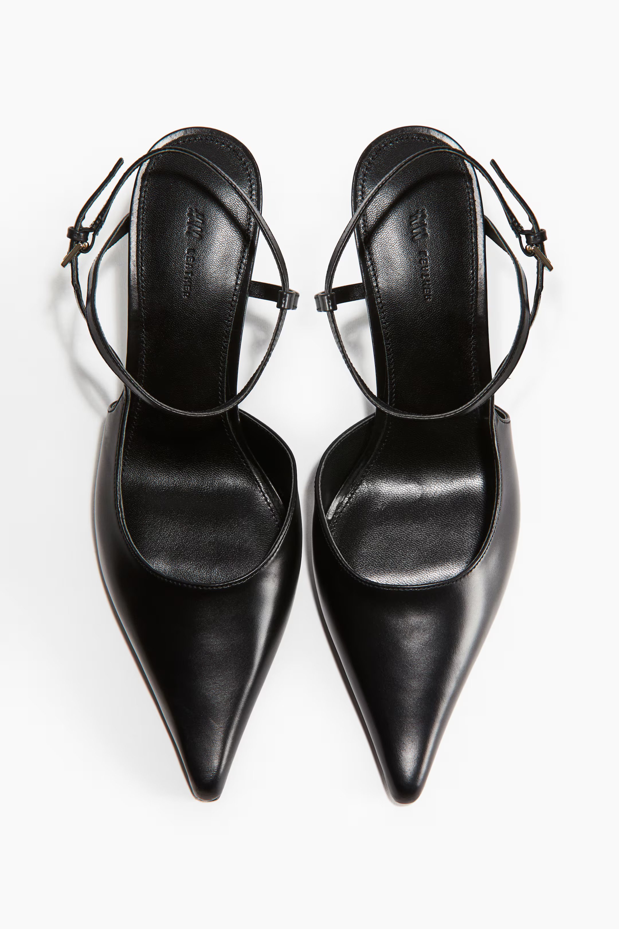 Pointed-Toe Leather Pumps | H&M (US + CA)