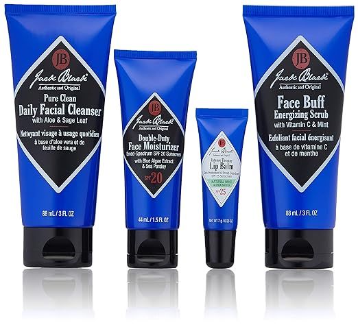 Jack Black Face Buff Energizing Scrub/Skin Saviors Set | Amazon (US)