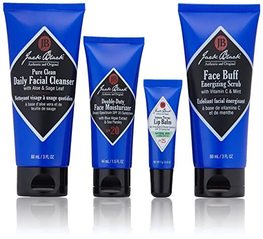 Jack Black Face Buff Energizing Scrub/Skin Saviors Set | Amazon (US)