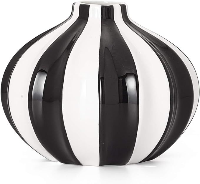 Torre & Tagus Abstract Vase, 5.5", BLACK/WHITE | Amazon (US)