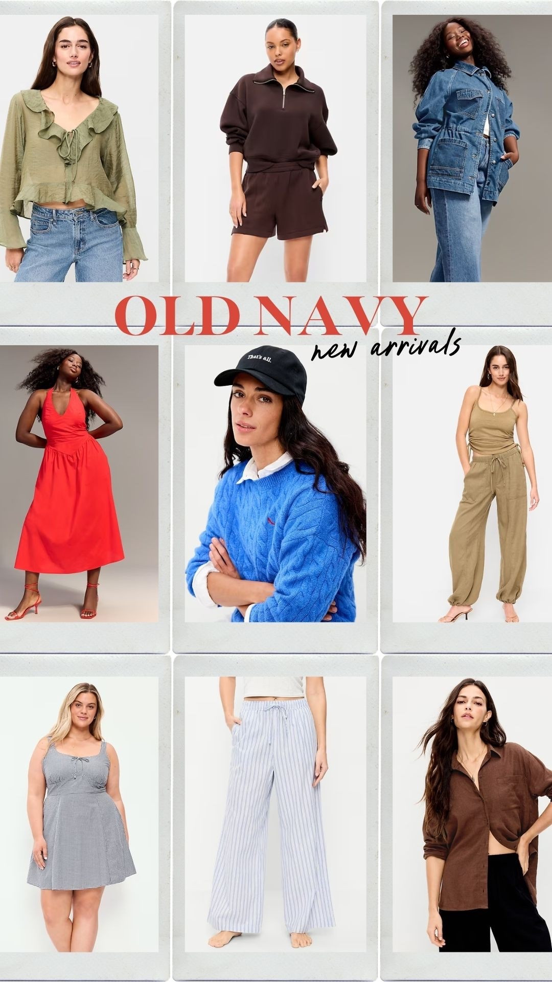 Old navy new arrivals on sale!
Midsize spring summer fashion
Spring dress
Devil wears Prada 

#LTKSaleAlert #LTKMidsize #LTKSeasonal