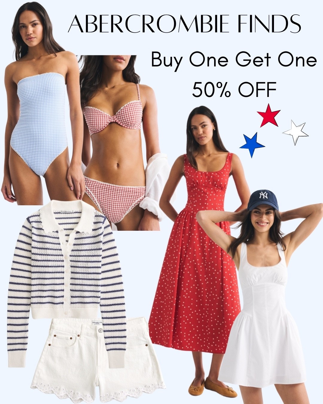 Abercrombie sale - buy one get one 50% off the entire site!! 






Memorial Day outfit 
MDW 
Patriotic outfit 
Red dress 
White dress 
Red white blue 
Swimsuit 
Gingham 
Fourth of July outfit 
4th of July 
Patriotic 
Preppy style 

#LTKSaleAlert #LTKootd #LTKSeasonal