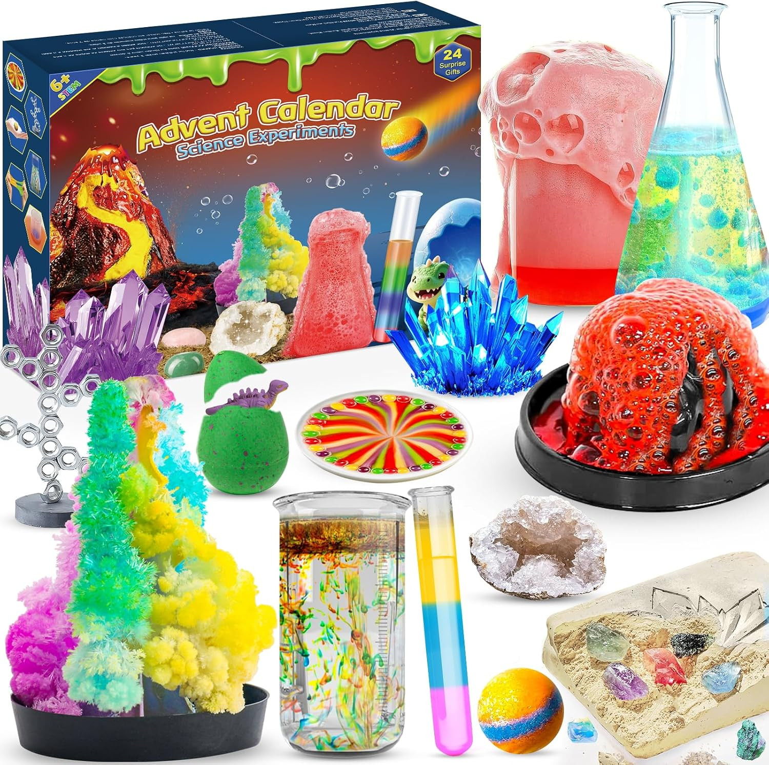 Science Advent Calendar 2026 for Kids – 24 Days of STEM Experiments | Amazon (US)