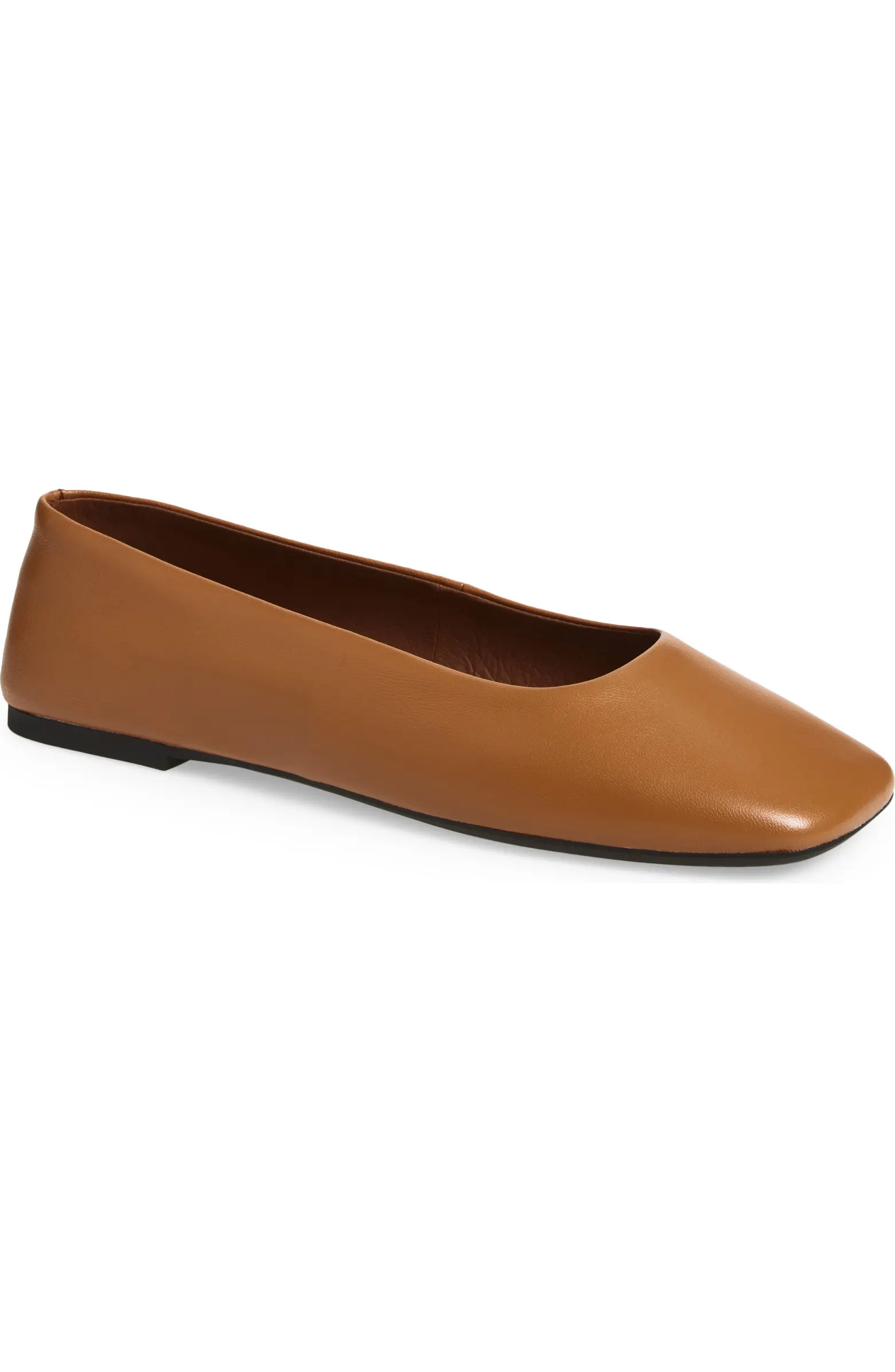 Listos Square Toe Flat (Women) | Nordstrom