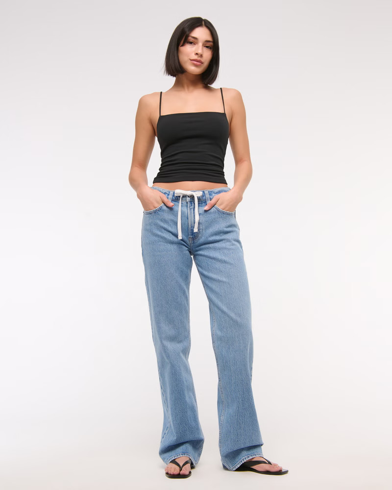 Women's Low Rise Baggy Jean | Women's Bottoms | Abercrombie.com | Abercrombie & Fitch (US)