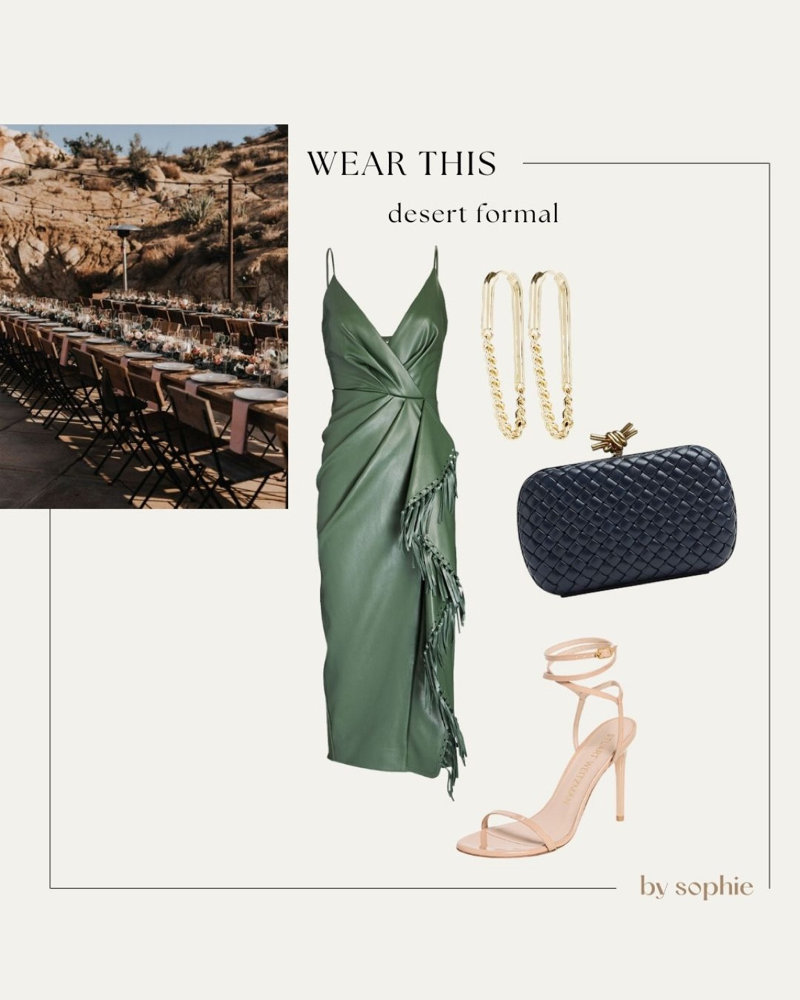 Wedding guest outfit inspo - Desert Formal! Opt for a thicker material as temps can drop when the sun goes down 🙌🏼

#LTKstyletip #LTKSeasonal #LTKwedding