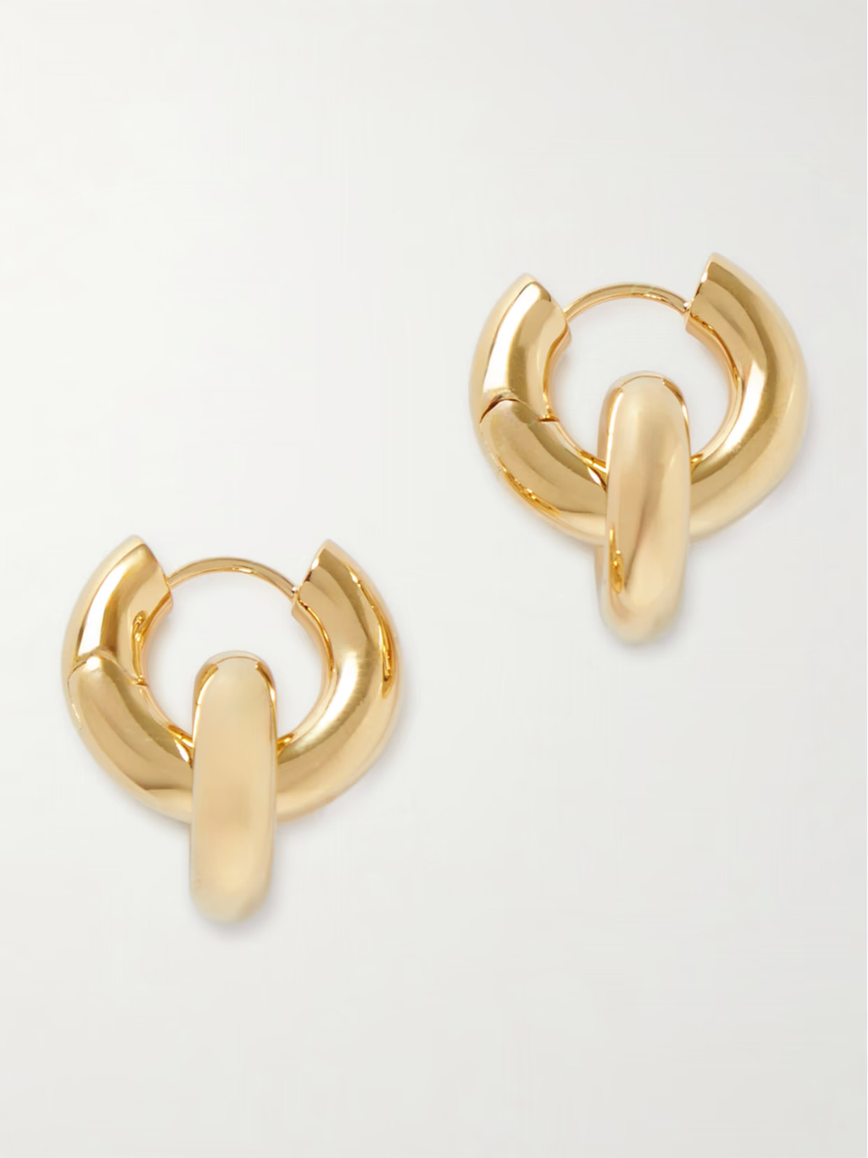 LIÉ STUDIO - The Esther Gold-plated Hoop Earrings - One size | NET-A-PORTER (US)