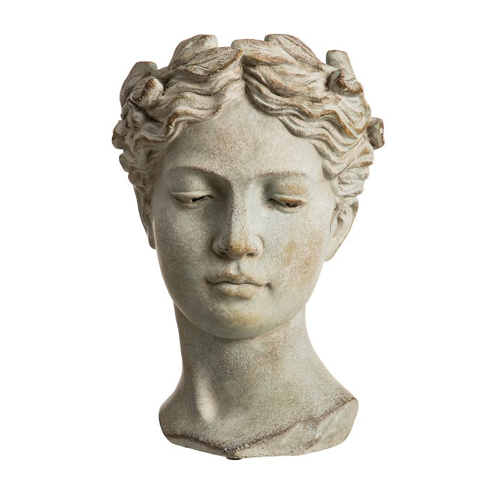 Female Bust Garden Planter, 10" | Williams-Sonoma
