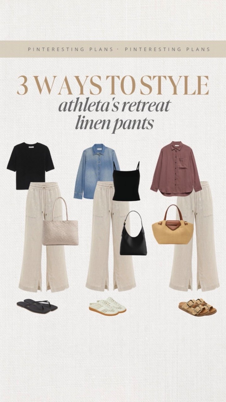 3 ways to style Athletas retreat linen pants 🙌🏻🙌🏻

#LTKSeasonal #LTKActive #LTKstyletip

#LTKSeasonal #LTKootd #LTKdayinmylife