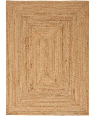 Natural Jute NJT03 4'x6' Area Rug | Macy's