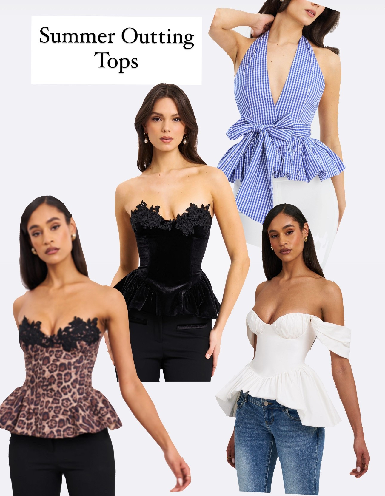 Summer tops.. 

#LTKeurope #LTKpartywear #LTKsummer