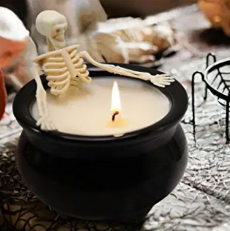 skeleton cauldron candle, fun gag gift for halloween, spooky season decor decoration, amazon finds, fall home decor

#LTKhome #LTKSeasonal #LTKHalloween