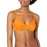 BCBGeneration Women's Underwire Bra Bikini Swimsuit Top, Sunkist//Feel The Rhythm, X-Large | Amazon (US)
