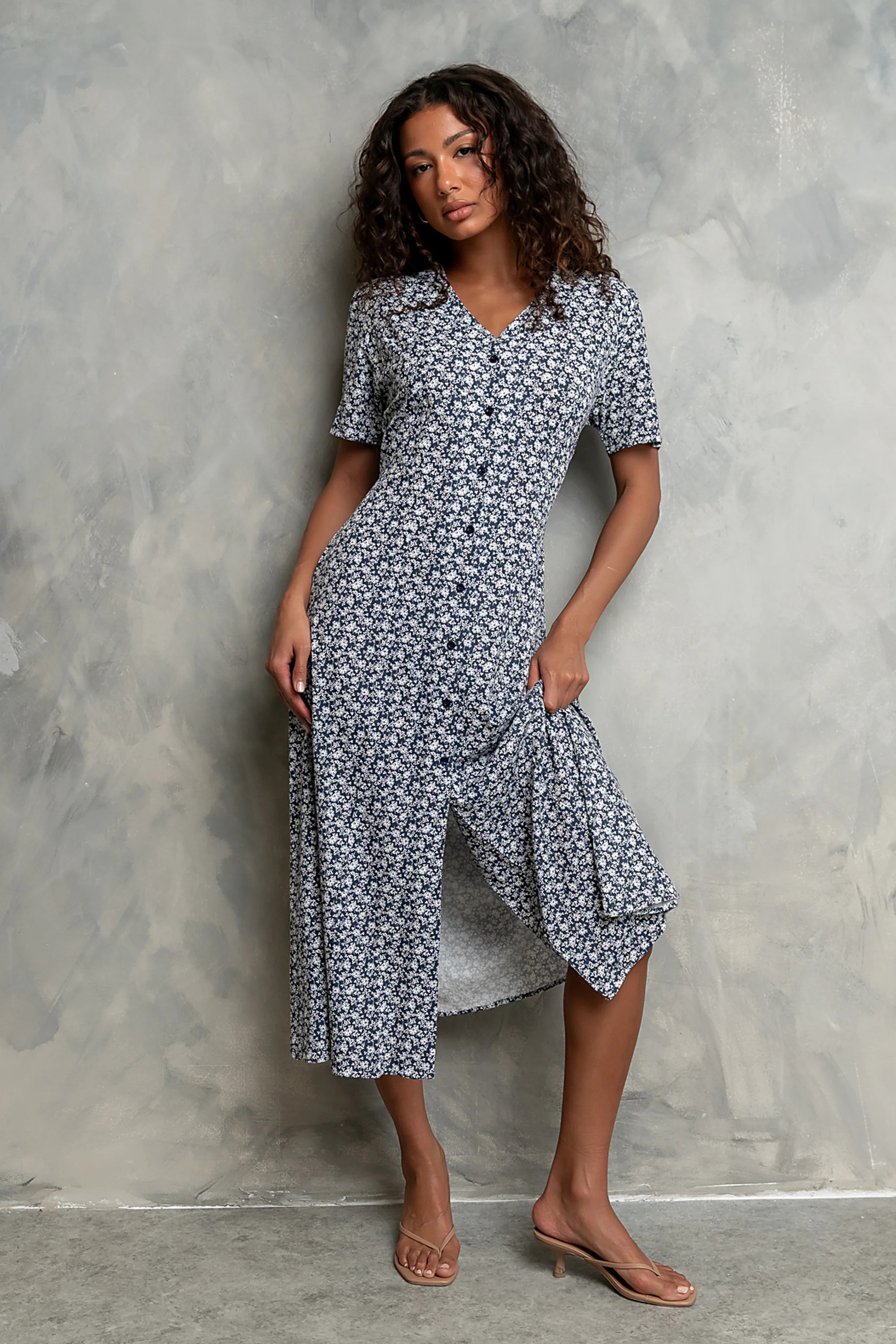 Lorie Maxi Dress in Blue | Böhme US