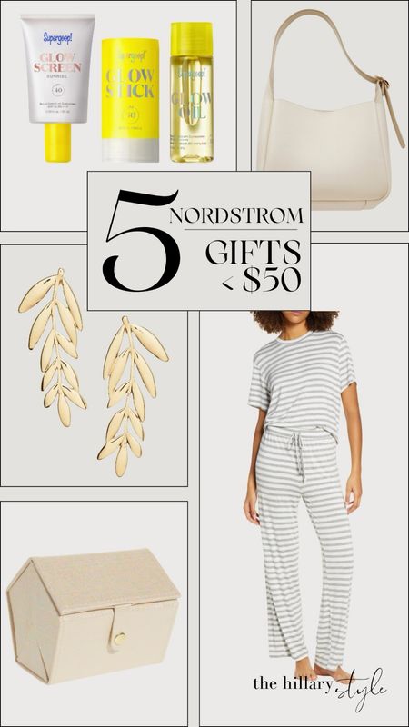 Nordstrom Gift Ideas Under $50: Mother’s Day is coming up, so treat the mothers in your life or yourself to gifts from Nordstrom. Beauty, fashion, accessories, home decor gift ideas under $50. Pajama set, jewelry case, jewelry box, gold earrings, handbag, purse, beauty set, Super Goop, Mango, Honeydew Intimates. 

#LTKGiftGuide #LTKfindsunder50 #LTKSeasonal