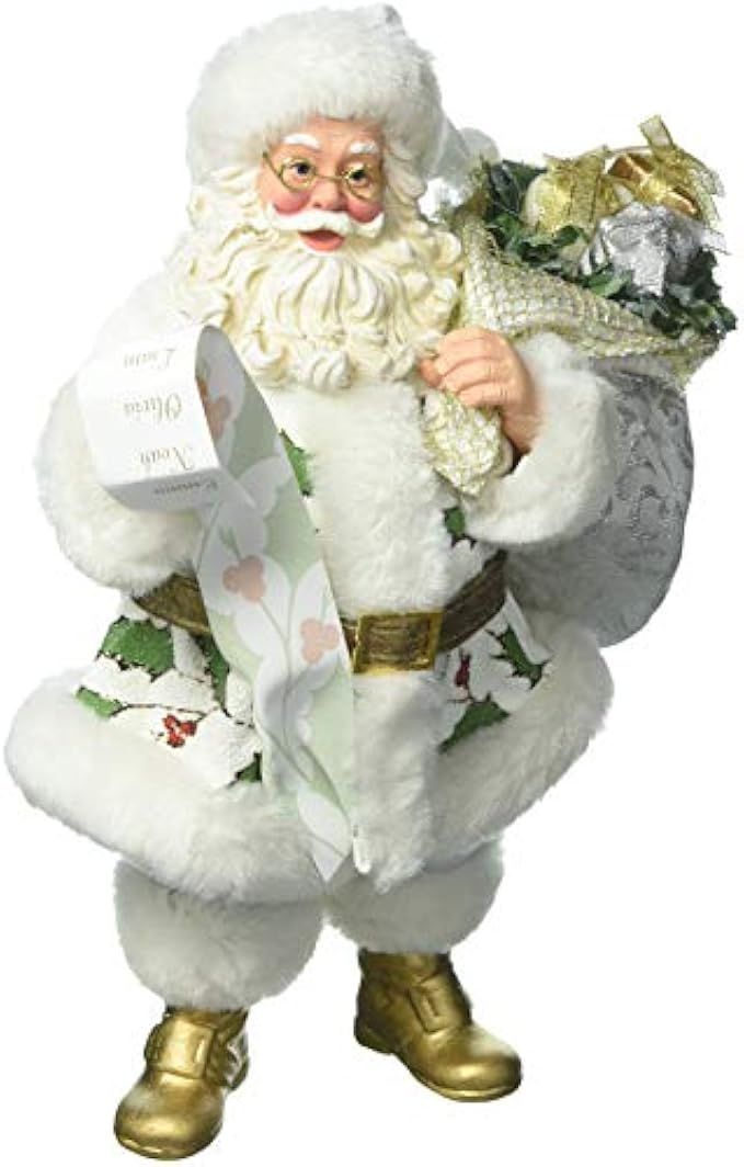 Department 56 Possible Dreams Santa Claus “The Holly And The Ivy” Clothtique Christmas Figurine | Amazon (US)