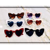 Bachelorette Party Favors, Bridal Bridesmaid's Gifts, Heart Sunglasses, Babe & Bride Beach Sunglasse | Etsy (US)