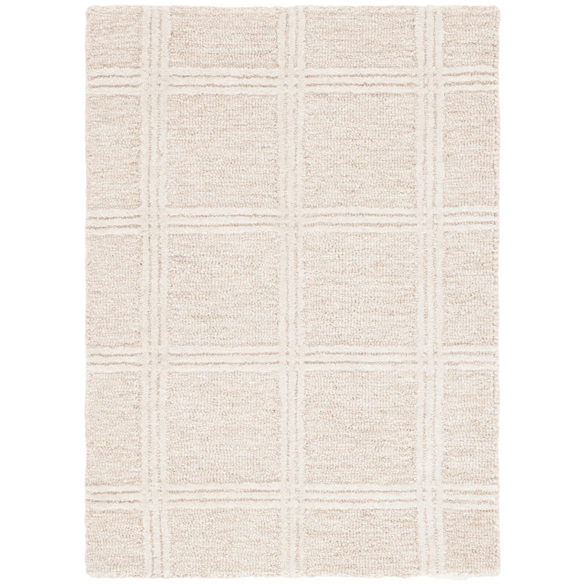 Karnak Hand Tufted Wool & Cotton Plaid Rug | Wayfair North America