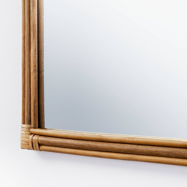 24" x 34" Rattan Arched Wall Mirror - Threshold™ designed with Studio McGee | Target