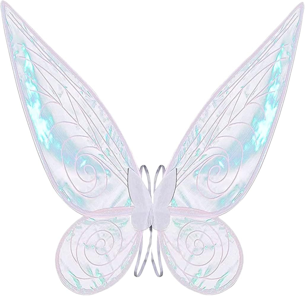 Fairy Wing,Butterfly Fairy Halloween Costume Angel Wings,Halloween Costume Sparkle Angel Wings Dr... | Amazon (US)