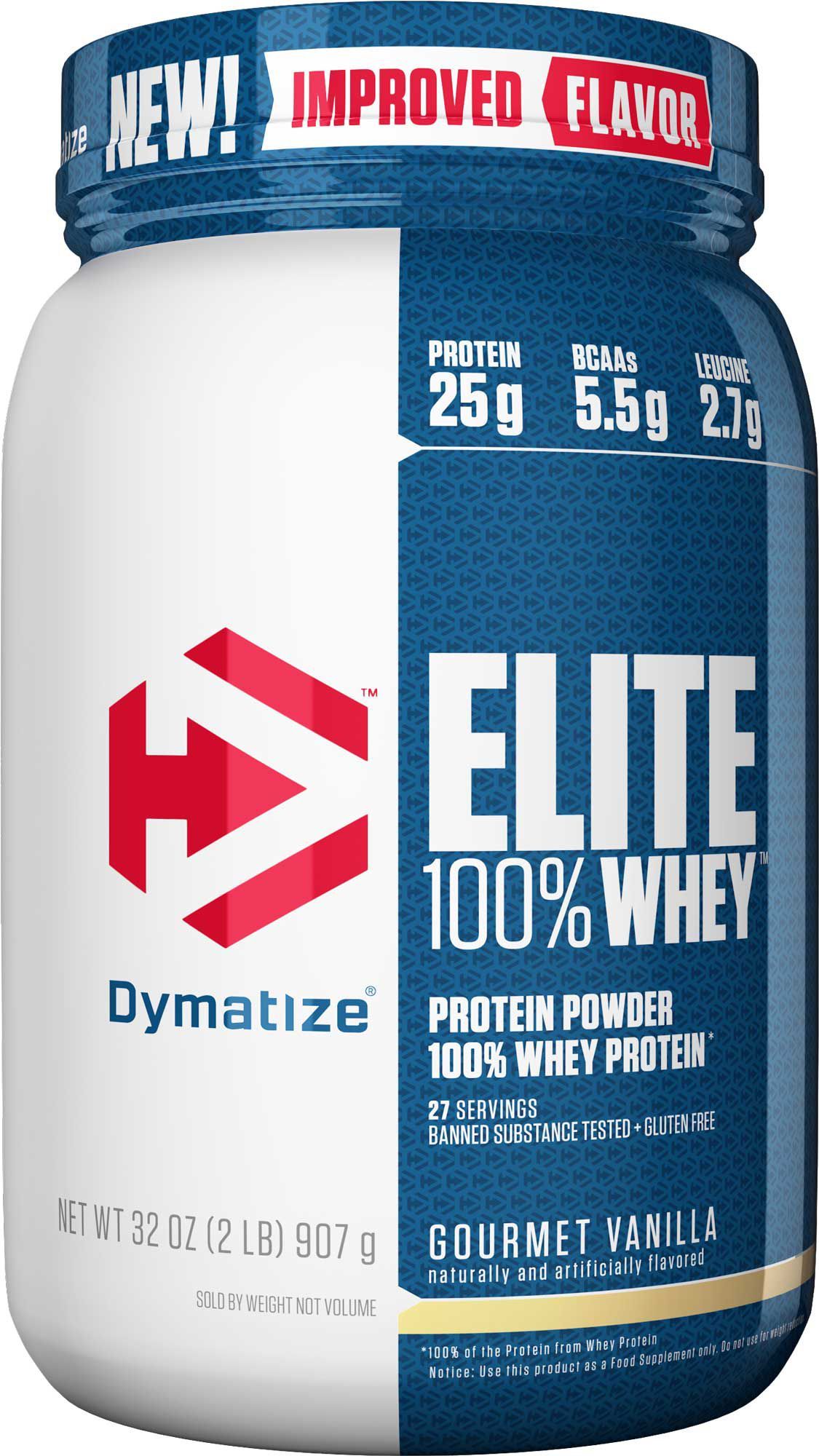Dymatize Elite 100% Whey Protein Powder Vanilla, Size: Large | Dick's Sporting Goods