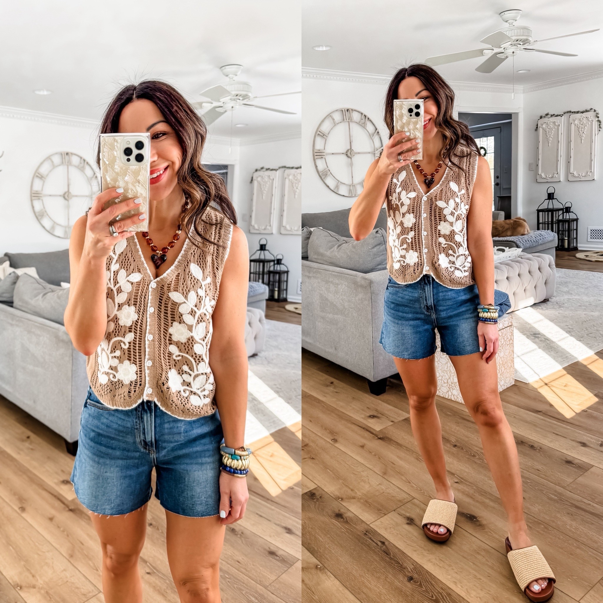 Cupshe codes: TAMMY15 for 15% off $65 or 
Fashion20 for 20% off $135. Bracelets code HOUSEOFLEO20. Small crochet vest. 25 denim shorts. Vacation outfits.




#LTKOver40 #LTKSaleAlert