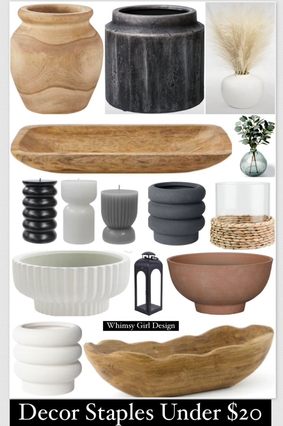 Great decor basics that can be used in so many different ways! All under $20! 

#LTKhome #LTKSeasonal #LTKfindsunder50