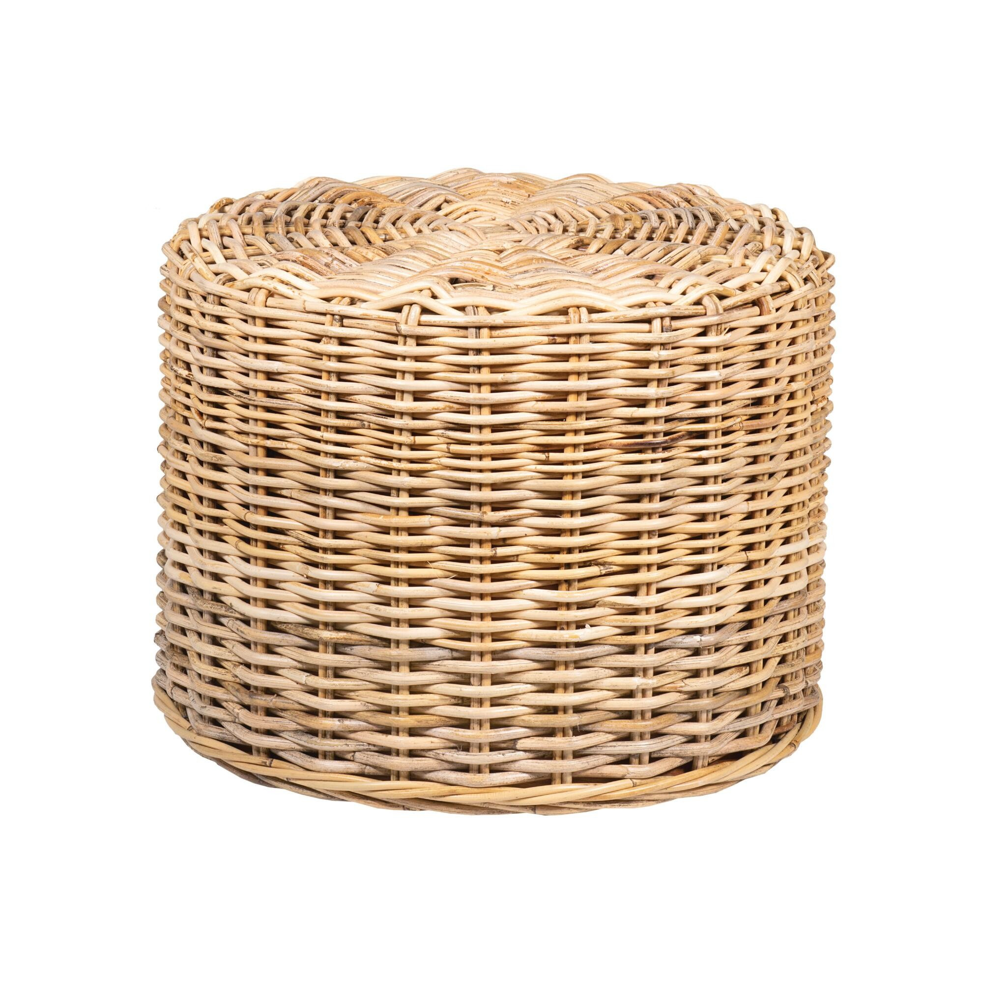Natural Woven Rattan Portola Stool by World Market | World Market