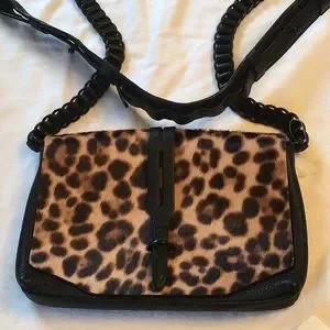 Rag & bone black leopard enfield mini bag | Poshmark
