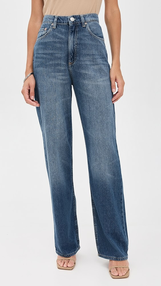 DL Aura Karmine Refined Wide Leg High Rise Jeans | Shopbop