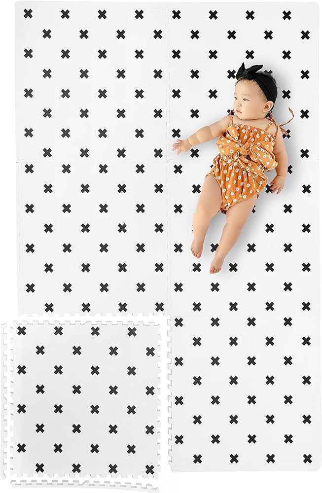 Elegante tapete de juego para bebés con espuma gruesa y cómoda. Fácil de limpiar, duradero res... | Amazon (US)