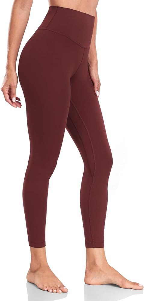 HeyNuts Women's Yoga Pro Leggings 25'' Buttery Soft High Waisted 7/8 Lounge Yoga Pants | Amazon (US)
