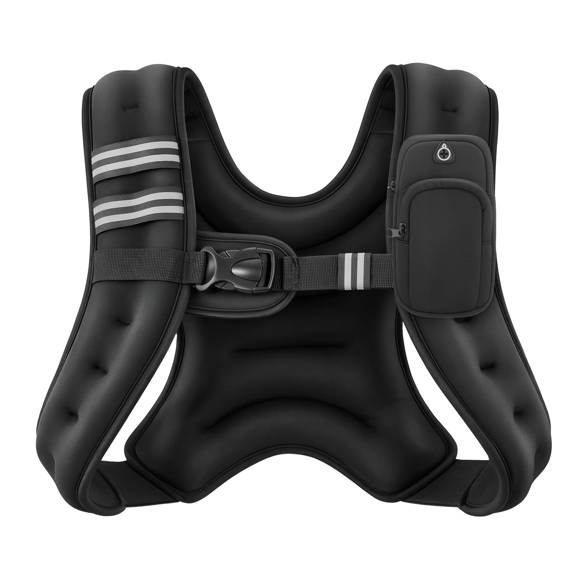 ZELUS Weighted Vest, 6lb/8lb/12lb/16lb/20lb/25lb/30lb Weight Vest with Reflective Stripe for Work... | Amazon (US)