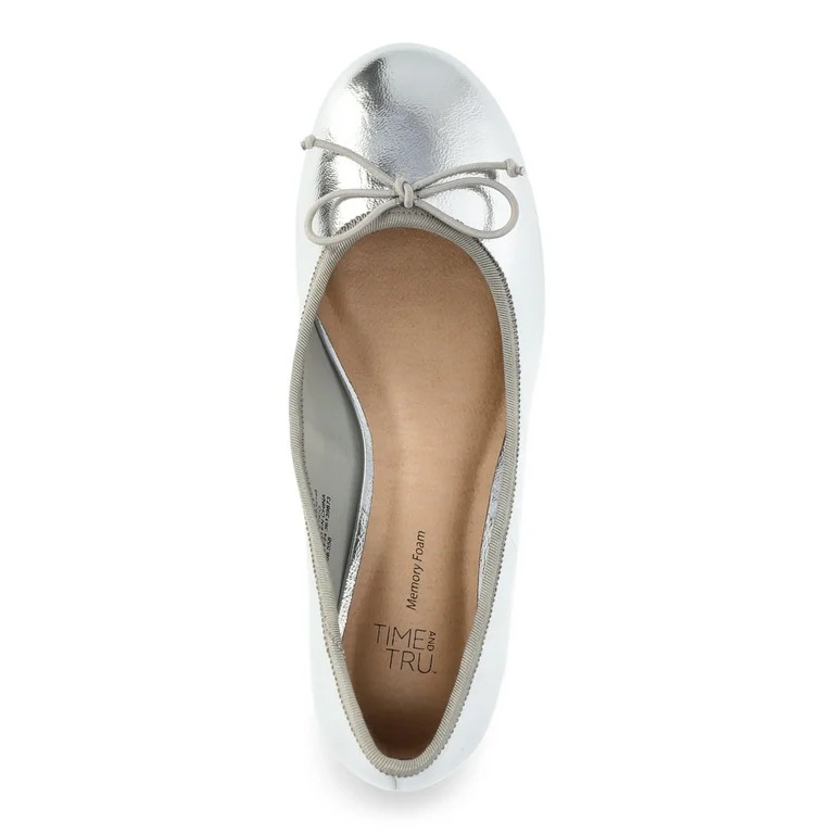Time and Tru Women's Ballet Block Heel Pumps, Sizes 6-11 | Walmart (US)
