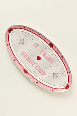 The Bistro Tile Stoneware Platter: Valentine's Edition | Anthropologie (US)