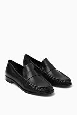 LEATHER LOAFERS - BLACK - Shoes - COS | COS (US)