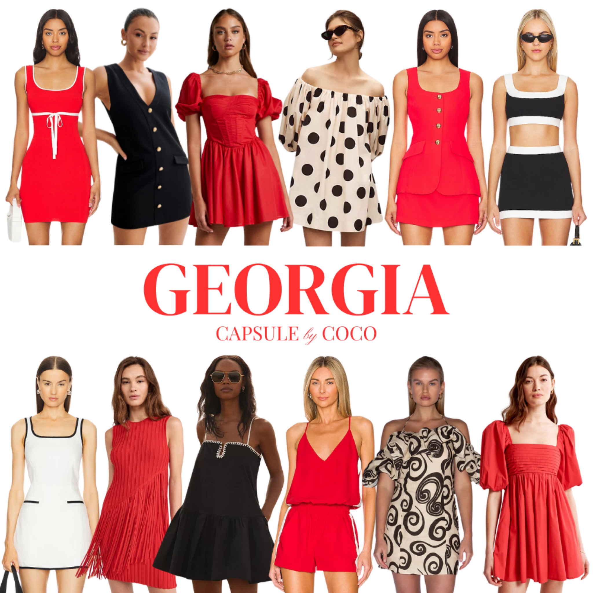 GEORGIA GAME DAY 🏈

Georgia, UGA, University of Georgia, Athens Georgia, Go Dawgs, Georgia game day, Georgia gameday, Georgia game day outfit, Georgia gameday outfit, tailgating, college, fraternity, sorority, sorority outfit, sorority recruitment, sorority rush, SEC, football, tailgate, tailgating, Georgia outfit, Delta Gamma, DG, DeeGee, Kappa Kappa Gamma, KKG, Kappa Delta, KD, Tri Delta, DDD, Phi Mu, Chi Omega, Chi O, Alpha Chi Omega, Pi Beta Phi, Pi Phi, Alpha Delta Pi, ADPi, Alpha Phi, Sigma Kappa, Kappa Alpha Theta, Zeta Tau Alpha, Gamma Phi Beta, mini dress, mini dresses, red dress, red mini dress, black dress, black mini dress, white dress, white mini dress, mini dress, Capsule By CoCo

#LTKStyleTip #LTKU #LTKSeasonal