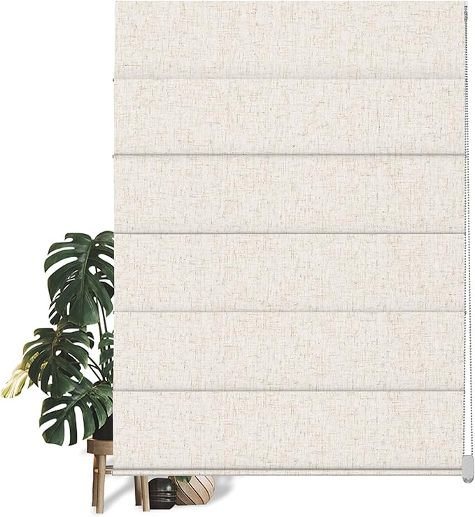 BERISSA Roman Shades for Windows, Blackout Roman Blinds,Room Darkening Thermal Insulated Pull Dow... | Amazon (US)