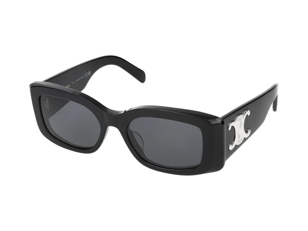Celine CL40282U Oversized Rectangle Sunglasses — Black | Italist Inc.