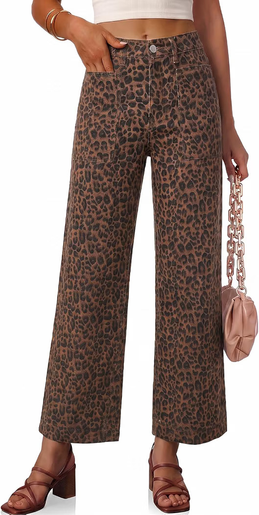 Wide Leg Jeans for Women High Waisted Casual Petite Denim Pants | Amazon (US)