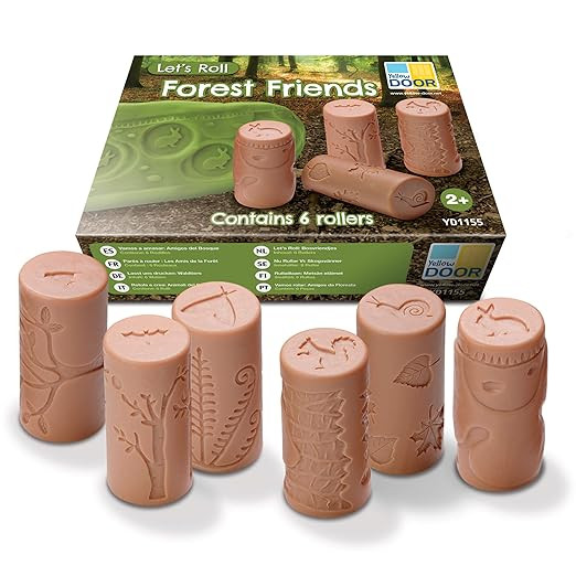 Yellow Door Let's Roll, Forest Friends Rollers, Set of 6 | Amazon (US)