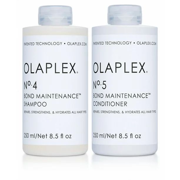 Olaplex No.4 and No.5 Bond Maintenance Shampoo and Conditioner Set, 8.5 fl oz - Walmart.com | Walmart (US)